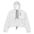 Basketball &God Vertical Shamrock Women’S Crop Windbreaker